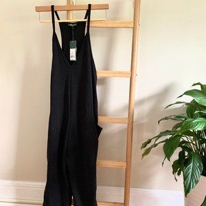 Black Cotton Romper